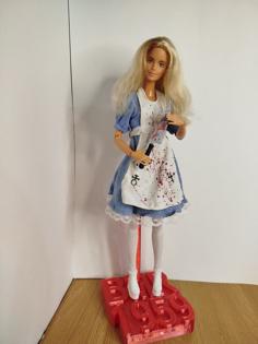 Barbie BMR 1959 Stand 3D Printer Model