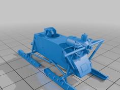 Soviet WW2 Aerosan NKL-26 (15mm Or 1/100) 3D Printer Model