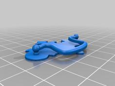 Closet Handle 3D Printer Model