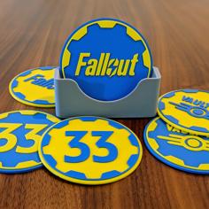 Fallout TV Show Inspired Coasters 3D Printer Model