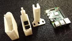 Raspberry Pi 4B / 3B+ / 3B / 3 / 2 / B+ Rack Mount Case 3D Printer Model