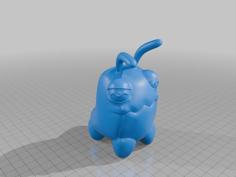 Cute Alien Insect Dog Figurine Cute Things MineeForm FDM 3D Print STL File 3D Printer Model