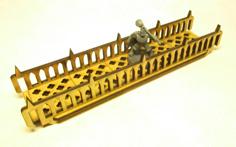 Long Narrow Walkway 20×4 Cm For 3mm Laser Cut MDF #3