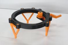 Fully 3D-printable Turntable 3D Printer Model