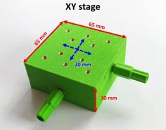 Two Axis Printed Linear Stage 3D Printer Model