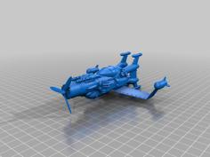 SteamPunk Plane 3D Printer Model