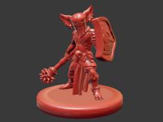 Goblin Cleric Miniature 3D Printer Model