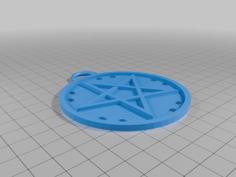 Halloweentown Marnie Pentagram 3D Printer Model