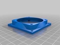 60 To 70mm Fan Adapter 3D Printer Model