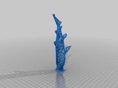 Grey Nurse Shark Voronoi Minimal Supports 3D Printer Model