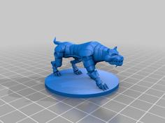 Clockwork Saber Tooth Tiger 3D Printer Model