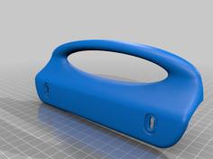 Door Handle For Refridgerator (~135mm Hole Distance) 3D Printer Model