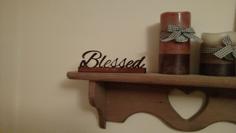 Mantel Decor: Blessed 3D Printer Model