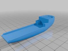 Miniature Offshore Supply Vessel (OSV) X-bow 3D Printer Model