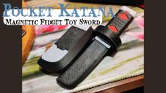 Tanjiro Pocket Katana – Magnetic Fidget Sword 3D Printer Model