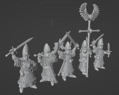 High Elf Warriors 3D Printer Model