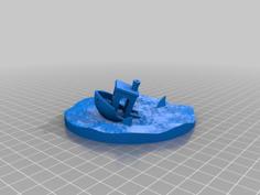 Sinking Benchy 3D Printer Model