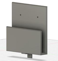 Laptop Wall Mount 3D Printer Model