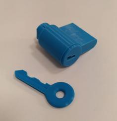 Cylinder Lock 3D Printer Model