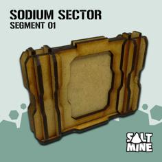 Sodium Sector – Wall 01 (3mm – Mdf – Lasercut)