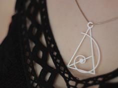 Necklace Fibonacci & Gold Triangle 3D Printer Model