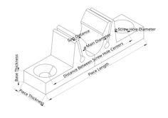 Customizable Mosquito Net Clip 3D Printer Model