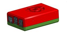 Raspberry Pie 5 Case With Fan 3D Printer Model