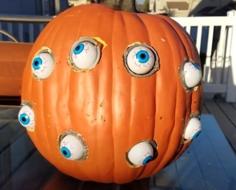 Pumpkin With Moving Eyes (automaton Eyes) 3D Printer Model