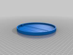 Desiccant 200 Gram Disk Shaped Container (200mm Spool Sized) 3D Printer Model