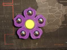 Flower Fidget Spinner – Wingnut2k 3D Printer Model