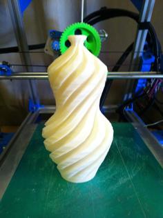 Twisted Geaurn 3D Printer Model