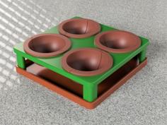 Seed Germination Pots 3D Printer Model