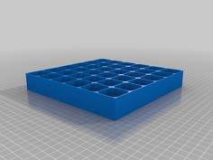 DnD Miniature Organizer For 20x20cm Filament Boxes 3D Printer Model