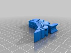 Flexi Rex With String Holes 3D Printer Model