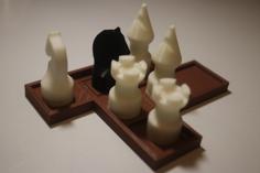 PlyMats Chess Puzzle With 2 Levels 3D Printer Model