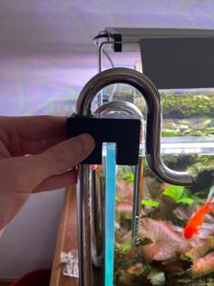 Aquarium Filtration Hose Holder 3D Printer Model