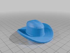 Cowboy Hat Camera Hot Shoe Cover 3D Printer Model