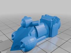 GardaVerse Assets – Strike Wizard SW-7590 Jetbike 3D Printer Model