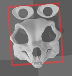 Toony Skull 3D Printer Model