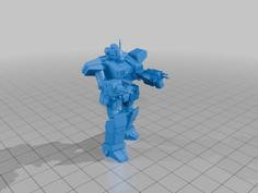 Achilles Battle Mech 3D Printer Model