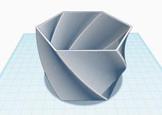 Warped Hexa Planter 3D Printer Model