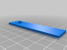 Flat Picture Hanger (command Strip Compatible) 3D Printer Model