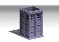 TARDIS (hollow, Windowed) 3D Printer Model