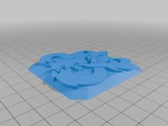 DnD Logo Keychain 3D Printer Model