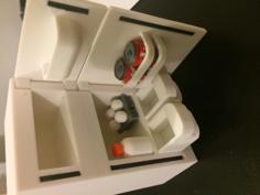 Miniature Refrigerator 3D Printer Model