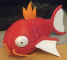 Articulated Magikarp Multi Material Printer 3D Printer Model