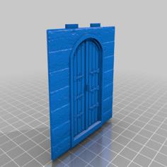 Wood Door 3D Printer Model