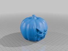 Festy Halloween Pumpkin 3D Printer Model