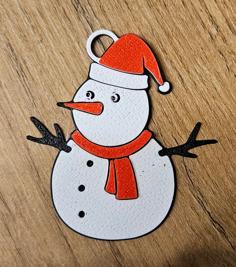 Snowman – Christmas Tree Ornament 3D Printer Model