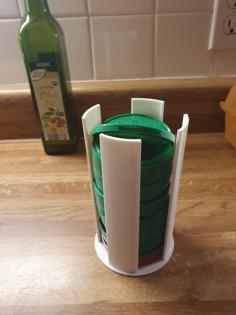 Parmesan Cheese Lid Holder 3D Printer Model